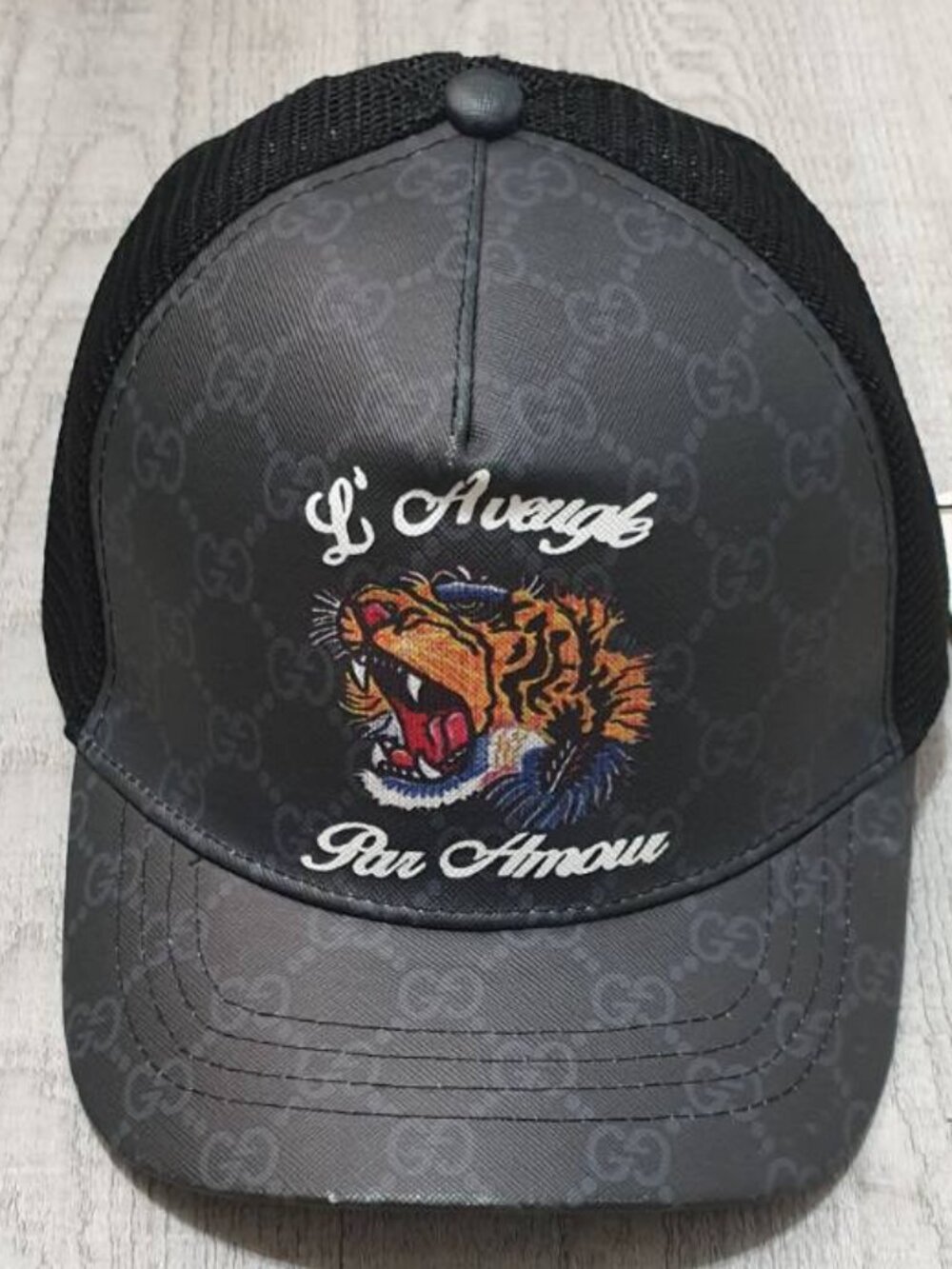 Tiger Gucci Baseball Mesh Cap Hat One Size Strap Back Fashion Unisex Accessory